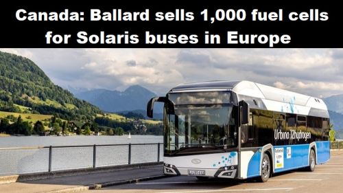 Canada: Ballard verkoopt 1000 brandstofcellen voor Solaris bussen in Europa
