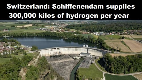 Zwitserland: Schiffenendam levert 300.000 kilo waterstof per jaar 