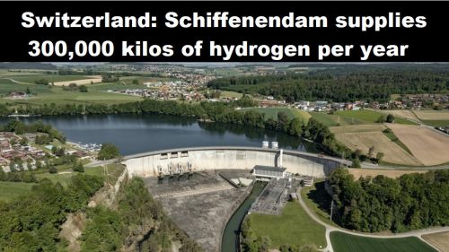 Zwitserland: Schiffenendam levert 300.000 kilo waterstof per jaar