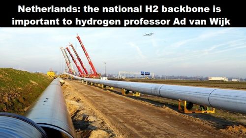 Nederland: de landelijke H2-backbone is voor waterstofprofessor Ad van Wijk belangrijk