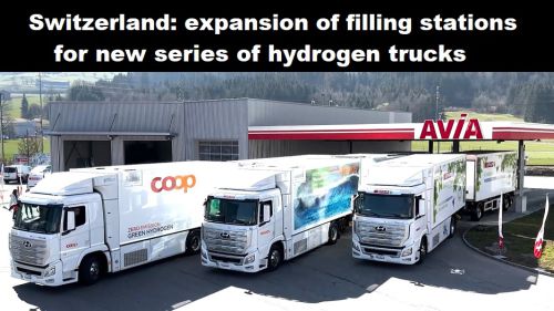 Zwitserland: uitbreiding tankstations voor nieuwe serie trucks op waterstof