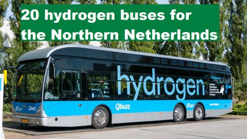 20 waterstofbussen gaan rijden in het noorden van Nederland