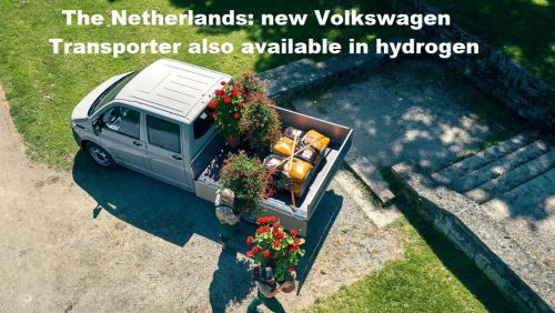 Nederland: nieuwe Volkswagen Transporter ook op waterstof leverbaar
