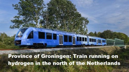 Provincie Groningen: Trein op waterstof gaat rijden in Noord-Nederland