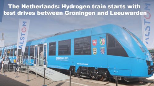 Nederland: Trein op waterstof begint met proefritten tussen Groningen en Leeuwarden
