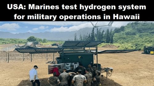 USA: mariniers testen waterstofsysteem voor militaire operaties op Hawaï
