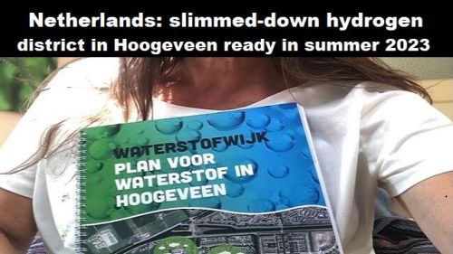 Nederland: afgeslankte waterstofwijk in Hoogeveen in zomer 2023 gereed
