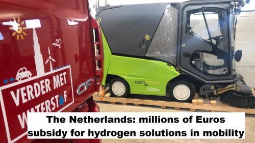 Nederland: miljoenen Euro’s subsidie voor waterstofoplossingen in mobiliteit