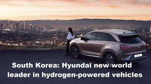 Zuid-Korea: Hyundai nieuwe wereldmarktleider in voertuigen op waterstof