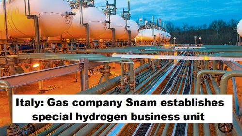 Italië: Gasbedrijf Snam richt speciale waterstof businessunit op