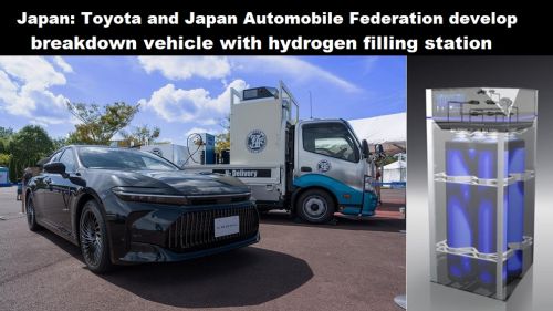 Japan: Toyota en Japan Automobiel Federatie ontwikkelen pechvoertuig met waterstoftankstation