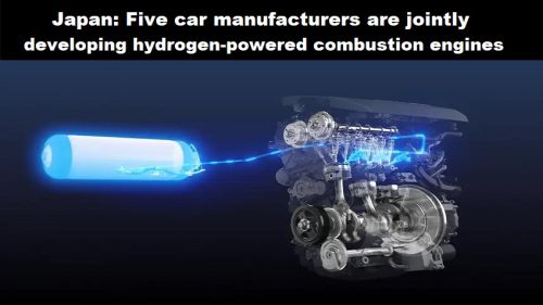 Japan: vijf autofabrikanten ontwikkelen samen verbrandingsmotoren op waterstof