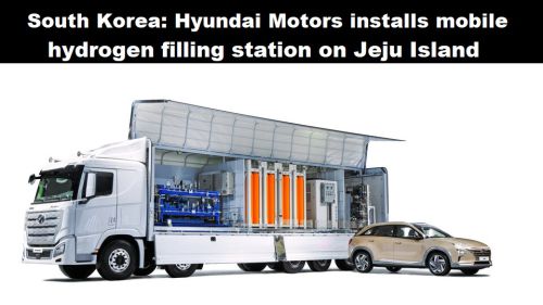 Zuid-Korea: Hyundai Motors plaatst mobiel waterstoftankstation op eiland Jeju