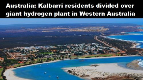 Australië: inwoners Kalbarri verdeeld over giga-waterstoffabriek in West-Australië