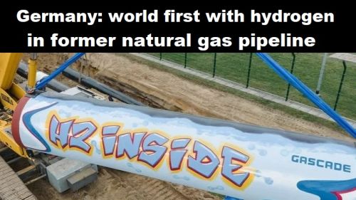 Duitsland: wereldprimeur met waterstof in voormalige aardgasleiding