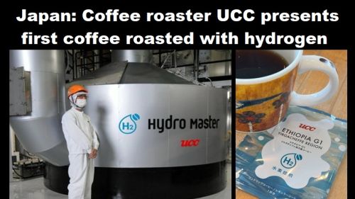 Japan: koffiebrander UCC presenteert eerste koffie gebrand op waterstof