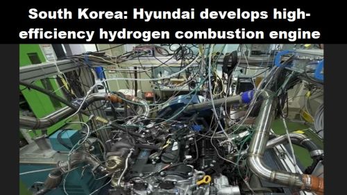 Zuid-Korea: Hyundai ontwikkelt waterstofverbrandingsmotor met hoog rendement
