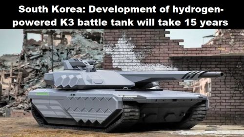 Zuid-Korea: ontwikkeling K3-gevechtstank op waterstof duurt 15 jaar