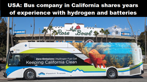 USA: Busbedrijf in Californië deelt jarenlange ervaring met waterstof en batterijen