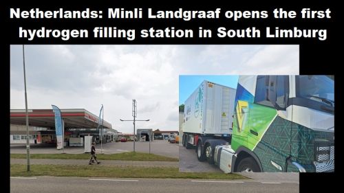Nederland: Minli Landgraaf opent eerste waterstoftankstation van Zuid-Limburg