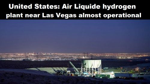 VS: mega waterstoffabriek van Air Liquide in Las Vegas bijna operationeel