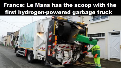 Frankrijk: Le Mans heeft primeur met eerste vuilnisauto op waterstof