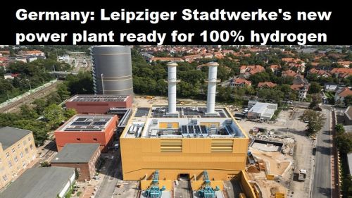 Duitsland: nieuwe energiecentrale van Leipziger Stadtwerke klaar voor 100% waterstof