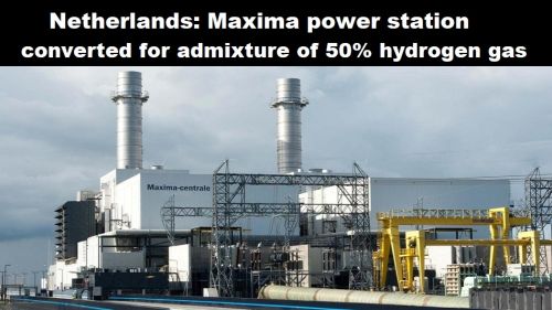 Nederland: Maxima-centrale in Lelystad klaar voor bijstook met 50% waterstof