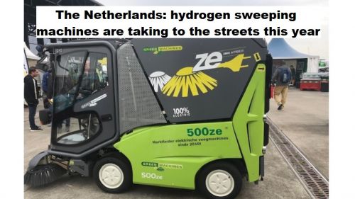 Nederland: veegmachines op waterstof gaan dit jaar de straat op