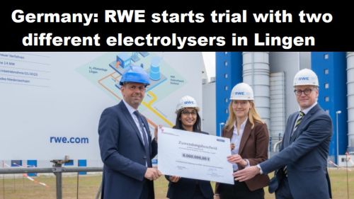 Duitsland: RWE start proef met twee verschillende elektrolysers in Lingen