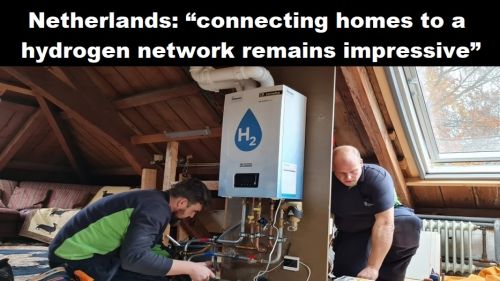 Nederland: “het aansluiten van woningen op een waterstofnetwerk blijft indrukwekkend”