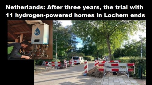 Nederland: na drie jaar einde aan proef met 11 woningen op waterstof in Lochem