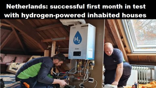 Nederland: succesvolle eerste maand bij test met bewoonde huizen op waterstof