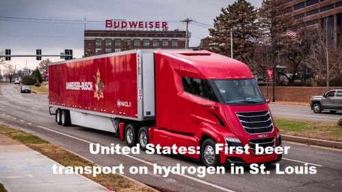 Verenigde Staten: Eerste biertransport op waterstof in St. Louis