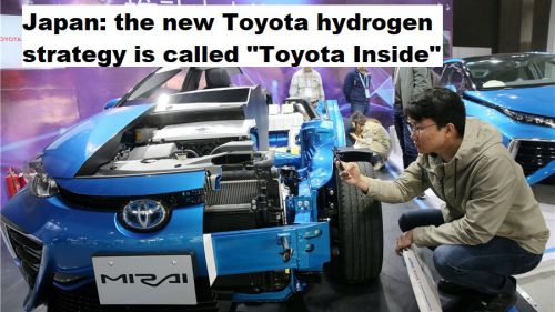 Japan: de nieuwe Toyota waterstof-strategie heet ‘Toyota Inside’
