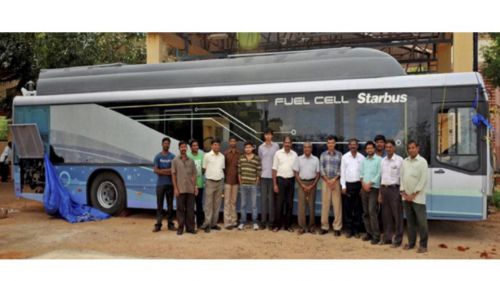 India: Onderzoek naar waterstofbussen in New-Delhi