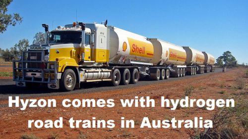 Hyzon USA komt met weg-treinen op waterstof in Australië