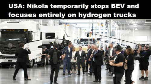 USA: Nikola stopt tijdelijk met BEV en legt focus volledig op waterstoftrucks