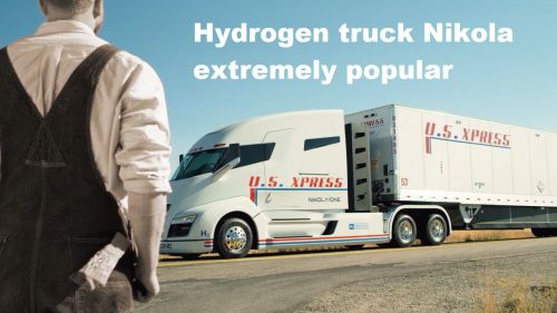 Waterstofvrachtauto’s van Nikola nu al razend populair