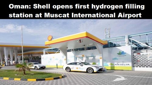 Oman: Shell opent eerste waterstoftankstation bij Muscat International Airport