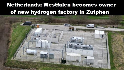 Nederland: Westfalen neemt ontwikkelingsplannen voor waterstoffabriek in Zutphen over