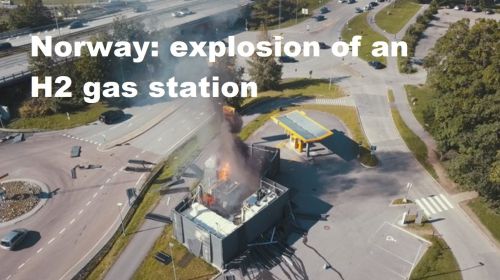 Explosie bij waterstoftankstation in Noorwegen