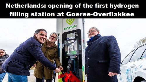 Nederland: opening van het eerste waterstof tankstation op Goeree-Overflakkee