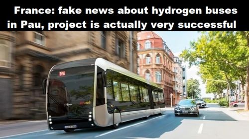 Frankrijk: fake-nieuws over waterstofbussen in Pau, project is juist zeer succesvol