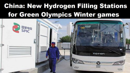 China: nieuwe H2-tankstations zorgen voor groene Olympische Spelen