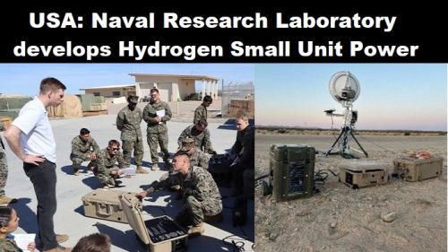 USA: Naval Research Laboratory ontwikkelt Hydrogen Small Unit Power