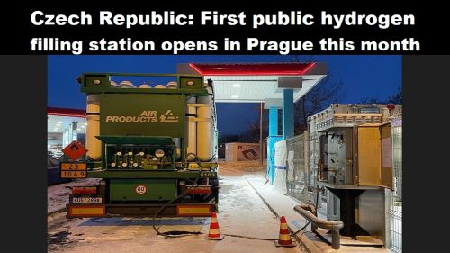 Tsjechië: eerste openbare waterstoftankstation opent deze maand in Praag