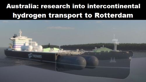 Australië: onderzoek naar intercontinentaal waterstoftransport naar Rotterdam