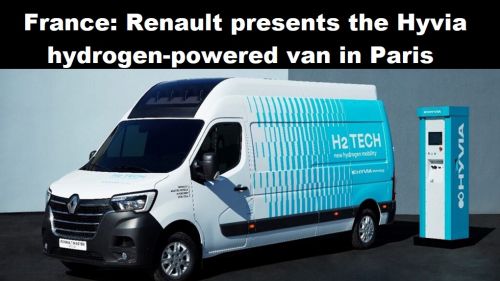 Frankrijk: Renault presenteert de Hyvia bestelwagen op waterstof in Parijs