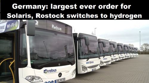 Duitsland: grootste order voor Solaris ooit, Rostock schakelt over op waterstof